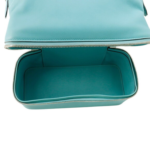 Hermes Hermès Bolide Secret Blue Atoll Handbag/Swift with X Stamp - Picture 6 of 16